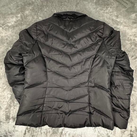 Eddie Bauer Black EB550 Premium Goose Down Puffer Jacket Size Medium - Picture 2 of 8
